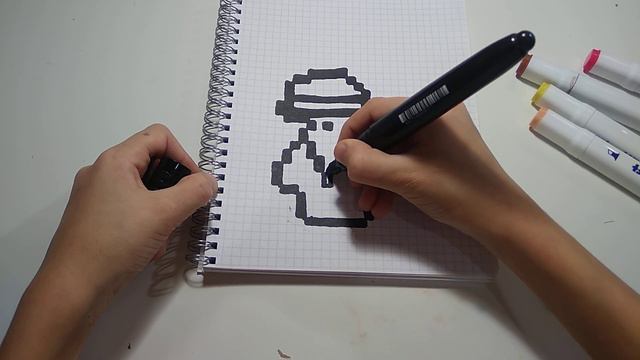 рисуем по клеточкам Санта Клауса смотреть онлайн