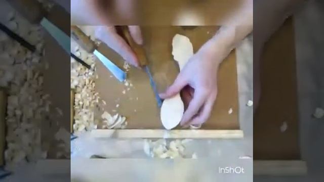 Деревянная ложка из березы своими руками ( резцы из пильного диска в работе ) смотреть онлайн