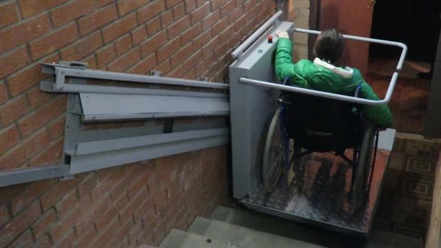 Подъемник с наклонным перемещением «ПП 2050» для инвалидов и других маломобильных групп населения. смотреть онлайн