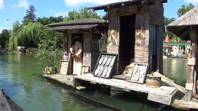 Европа Парк в Германии. Ну очень КРУТО! Dschungelfahrt (На лодке по джунглям) 4 часть смотреть онлайн