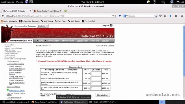 Learn Burp Suite, the Nr. 1 Web Hacking Tool - 04 - Repeater Module смотреть онлайн
