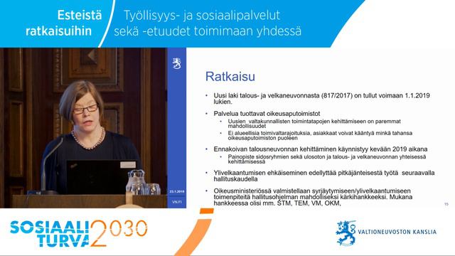 Esteistä ratkaisuihin: Työllisyys- ja sosiaalipalvelut sekä -etuudet toimimaan yhdessä смотреть онлайн