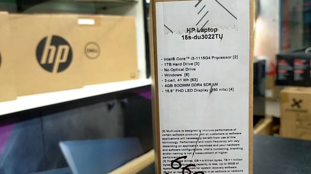 HP 15s-du3022TU Core i3 11th Gen 15.6" FHD Laptop--51500 смотреть онлайн