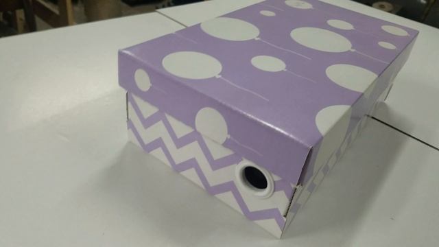 Коробка для обуви Босоножек женский с печатью 300х130х95 мм смотреть онлайн