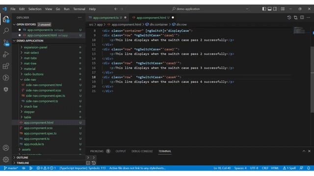 Angular ngswitch смотреть онлайн