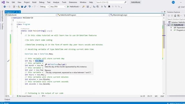 C# DATE TIME HANDLING [URDU/HINDI] смотреть онлайн