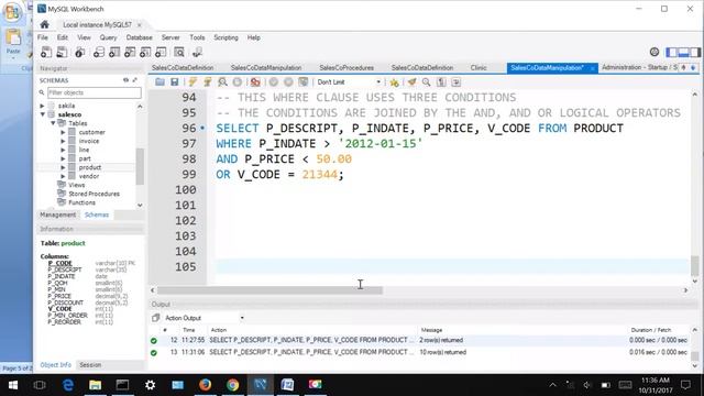 Introduction to SQL 10/31 смотреть онлайн