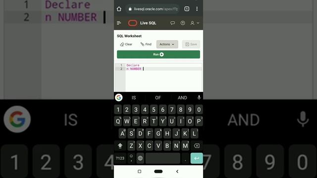 HOW TO RUN PLSQL IN MOBILE [2021] смотреть онлайн