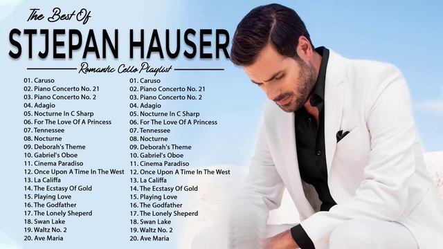 Hauser Greatest Hits Playlist - Hauser Best Cello Songs Collection Of All Time