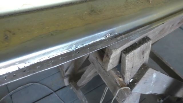 Пескоструй и ремонт оловом ржавой двери. смотреть онлайн