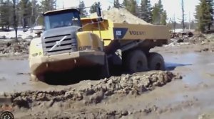 Швед Volvo a40f по бездорожью Севера России.