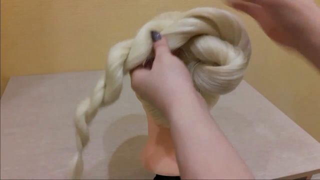 Пучок Объемный. ??Простой Способ.? Как Сделать Объемный Пучок?? смотреть онлайн