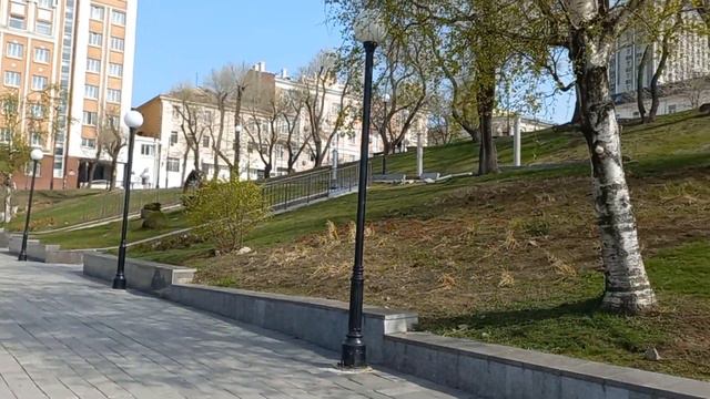 Весна во Владивостоке /Спортивная набережная/ смотреть онлайн