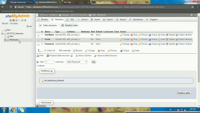 How To Create A Database & Table In phpMyAdmin - Hosting. смотреть онлайн