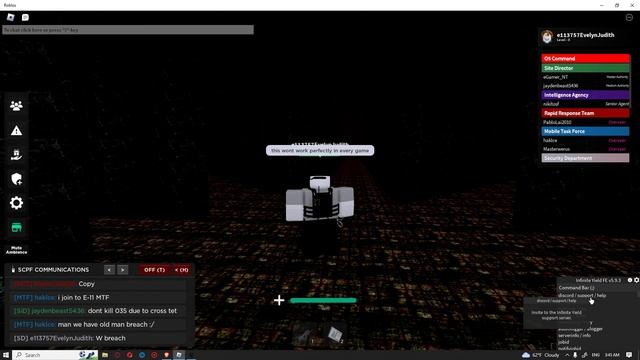 Roblox Infinite Yield Script (Pastebin) смотреть онлайн