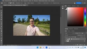 Как сделать из вертикальной фотографии горизонтальную. Photoshop Beta. Adobe Firefly