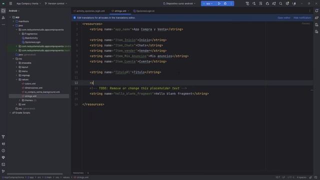 07.- Opciones de inicio de sesión [UI] | Creación de una App tipo MARKETPLACE DE FACEBOOK con Kotli смотреть онлайн