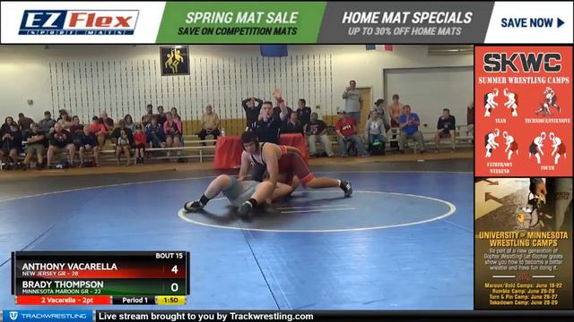 265 Anthony Vacarella New Jersey GR vs Brady Thompson Minnesota Maroon GR 6917374104 смотреть онлайн