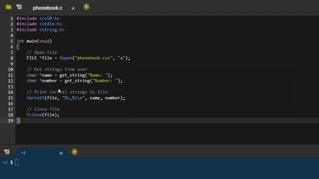 [4-8] CS50x In Arabic - Week 4 - Files in C - fopen(), fclose(), and fprintf() functions смотреть онлайн