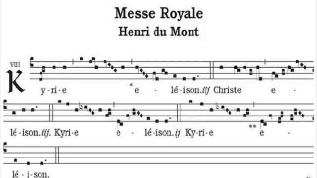 Kyrie missa regia - messe royale - Henri Du Mont смотреть онлайн