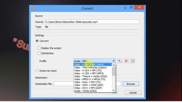video to audio conversion with VLC media player смотреть онлайн