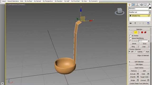 3D Моделирование поварешки за пару минут смотреть онлайн