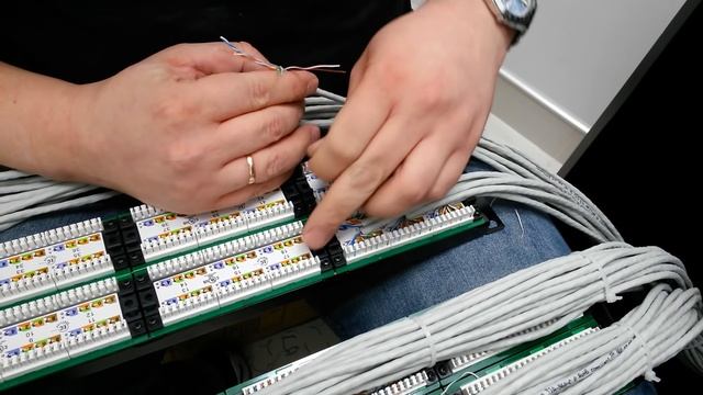 обжим одного кабеля в патч панель смотреть онлайн