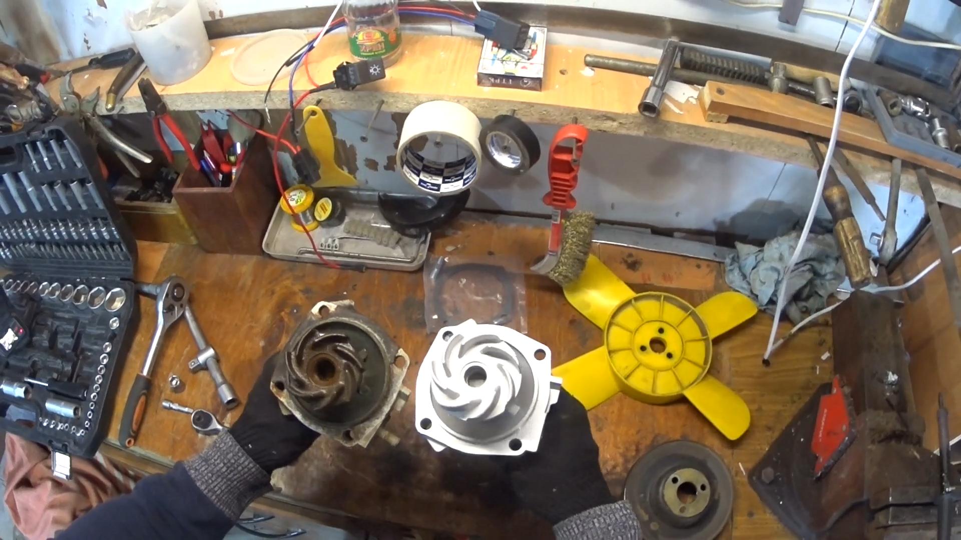 Замена помпы ВАЗ 2101-07