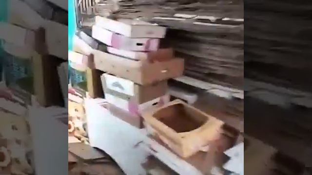 Партия картона в магазине на Пушкина