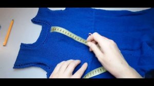 Детский сарафан спицами  (часть 2)