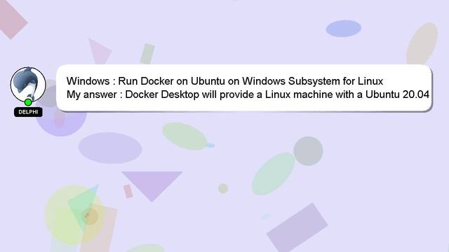 Windows : Run Docker on Ubuntu on Windows Subsystem for Linux смотреть онлайн
