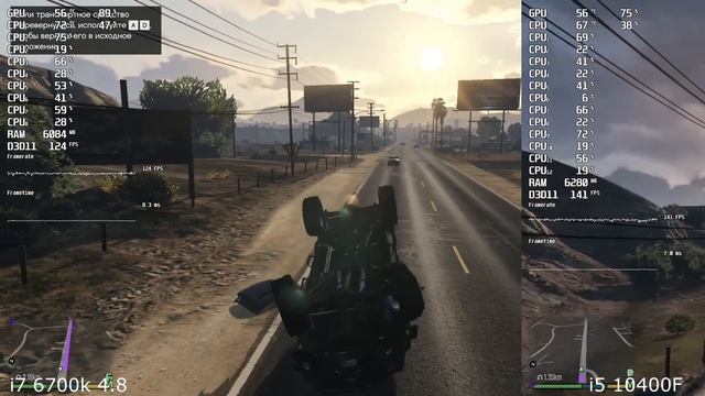 I7 6700k 4.8 Vs I5 10400F