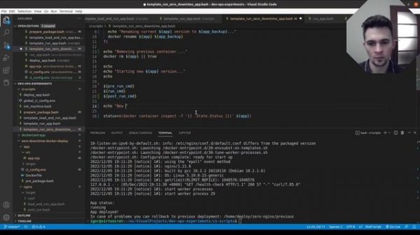 Zero Downtime Deploy - Docker example