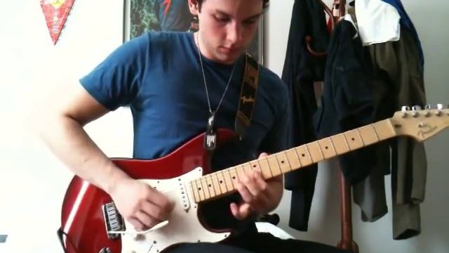 Beat It (Michael Jackson) Solo Cover w/ Fender Strat Red смотреть онлайн