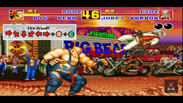 Fatal Fury 2 All Special Moves смотреть онлайн