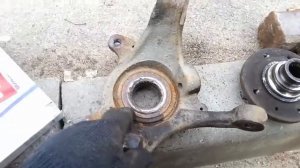 Рено Лагуна (замена ступичного подшипника) часть 2