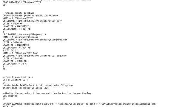 Databases: How to restore a file group from file group backup? (2 Solutions!!) смотреть онлайн