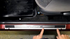 Наклейка на пороги для Daewoo Matiz (Дэу Матиз)