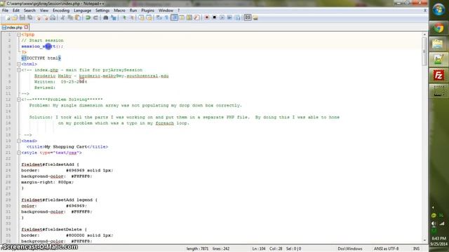 Example PHP Shopping Cart смотреть онлайн