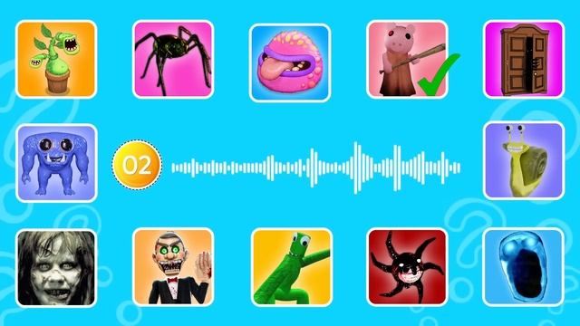 IMPOSSIBLE GUESS THE VOICE THE MONSTER #3 (Garten of BanBan 3, Roblox Doors FLOOR 2 & ROBLOX OBBYS) смотреть онлайн