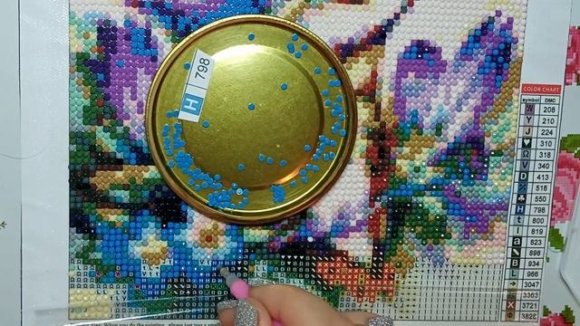 Алмазная вышивка. Моя первая картина. смотреть онлайн