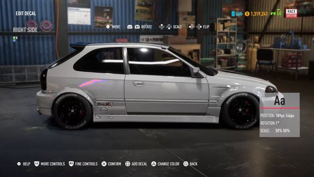 Need For Speed Payback Car Customization - Honda Civic Type R 2000 смотреть онлайн