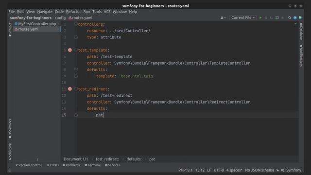 Symfony 6 - How to redirect to URLs directly from a route? смотреть онлайн