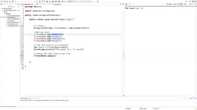 Java : ArrayList смотреть онлайн