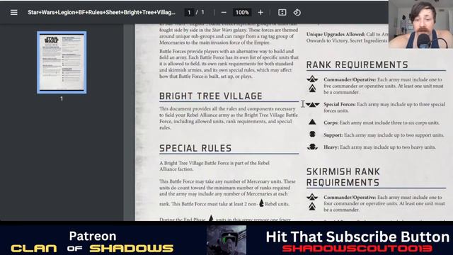 Star Wars: Legion: Bright Tree Battle Force Overview смотреть онлайн
