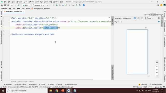 List Item Design "Part 1" (Emergency App Kotlin) смотреть онлайн