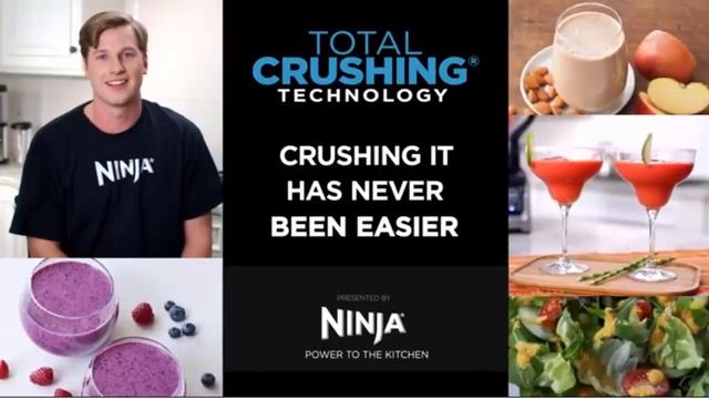 Ninja Professional Countertop Blender with Total Crushing Pitcher for Frozen Drinks and Smoothies смотреть онлайн