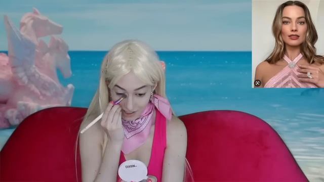 Margot Robbie Barbie Makeup Transformation - Sasha Anne