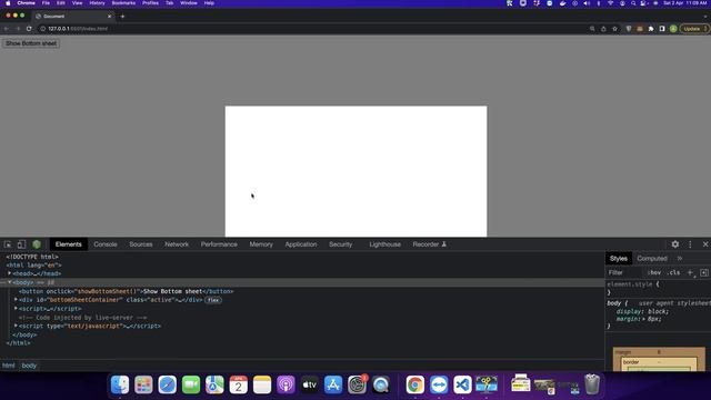 How to create a bottom sheet in pure HTML CSS and Javascript смотреть онлайн