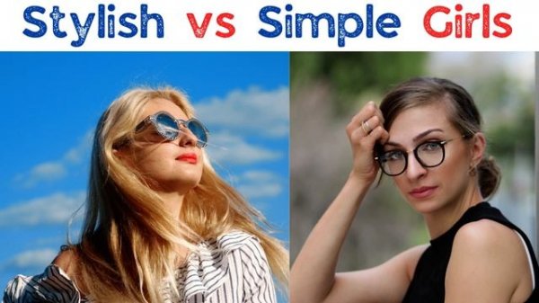 Stylish vs Simple girls !! simple vs stylish #stylish #simple #hair #dress #shoes #car  #cars